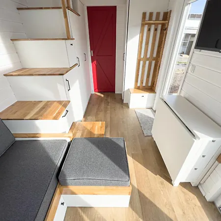 Red Tiny House Camping